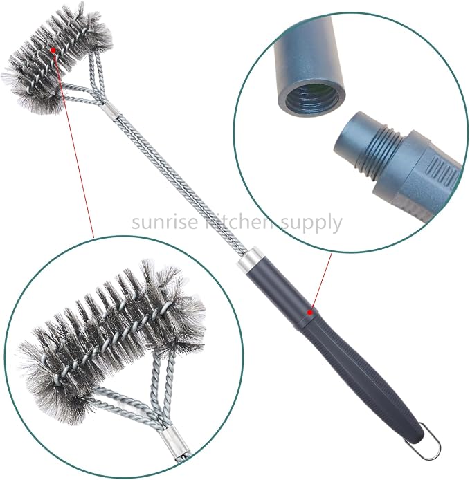 SUNRISE Fryer Brush with Long Handle - Image 2