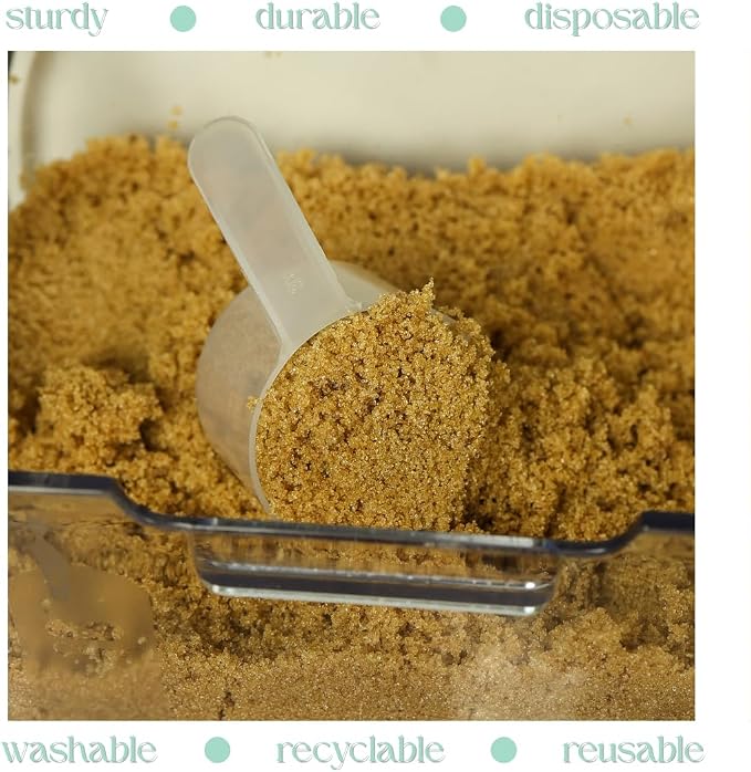 4 Pack – 2 Tablespoon Plastic Measuring Scoop – 1/8 cup / 29.6cc / 29.6 ml / 1 - Image 6