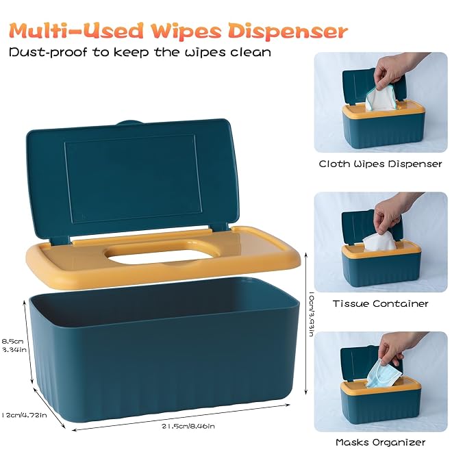 54 Packs Flannel Reusable Baby Wipes - Image 5