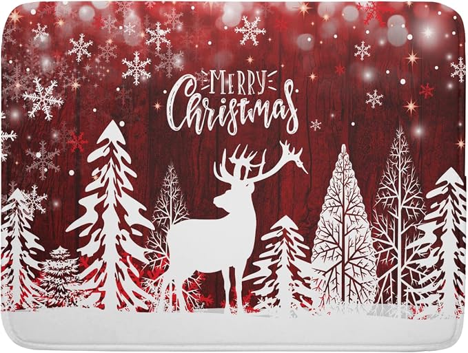 Merry Christmas Dish Drying Mats by Kawani