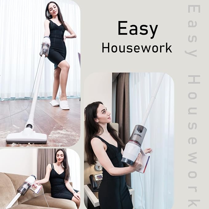 Corded Vacuum Cleaner, Handheld 5-in-1 Stick Lightweight Vacuum Broom Car Vacuum - Image 2