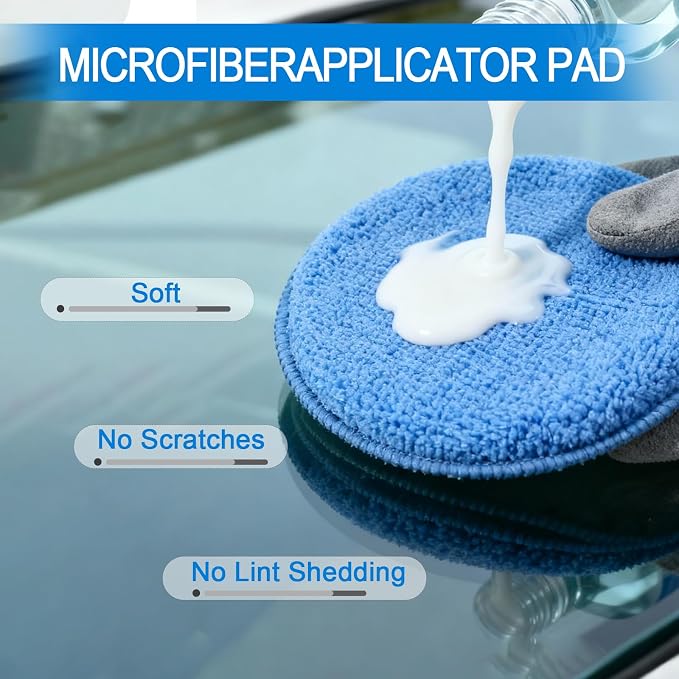 6PCS Wax Applicator Pads, Foam Buffing Pad - Image 4