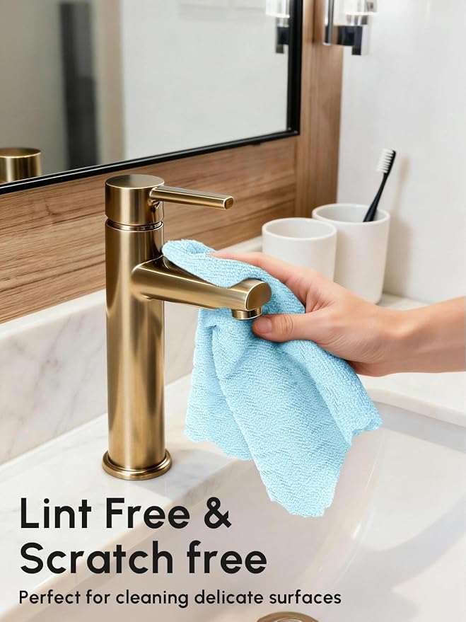 Microfiber Cleaning Cloths Roll, 75 Pack Tear Away Microfiber Towels Roll - Image 4