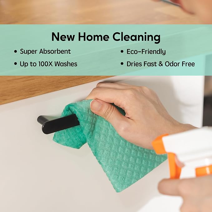 Swedish Dishcloths for Kitchen, 5 Pack Swedish Dish Cloths, Ultra Absorbent - Image 5
