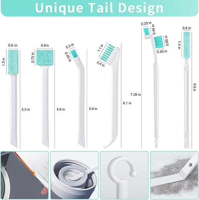 Small Cleaning Brush Tight Spaces, Tiny Cleaning Brush Mini Parts Humidifier - Image 6