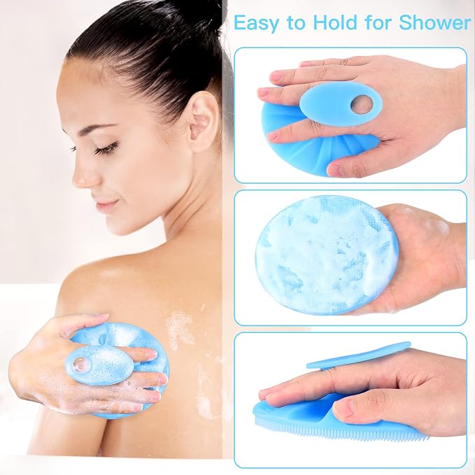 INNERNEED Food-Grade Soft Silicone Body Cleansing Brush Shower Scrubber - Image 3