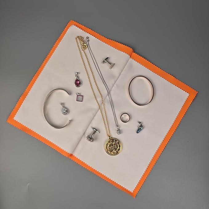2PCS Polishing Cleaning Cloth for Gold, and Platinum Jewelry, Eco Friendly - Image 3