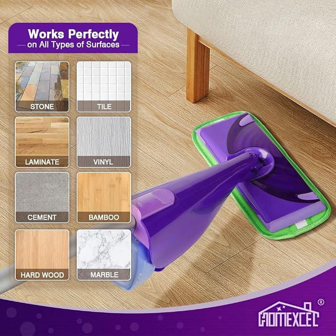 HOMEXCEL Microfiber Mop Pads Compatible - Image 4