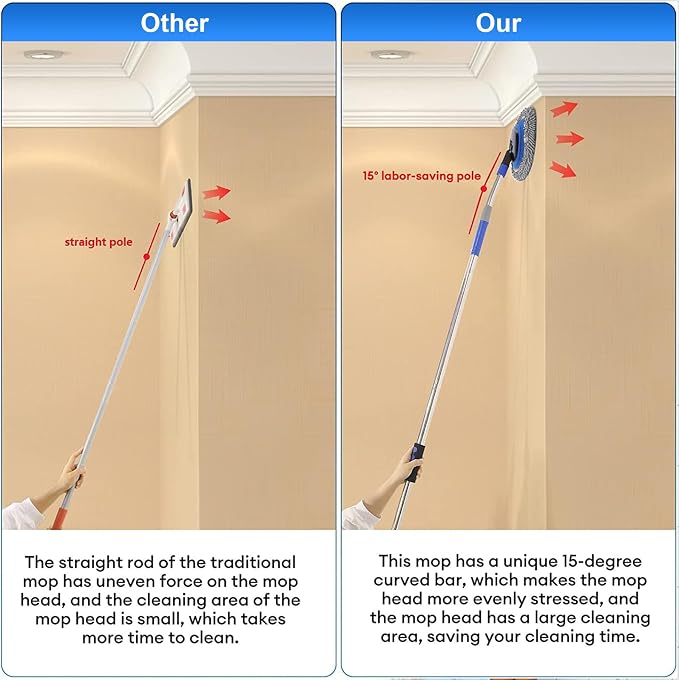 Wall Cleaner, Max 66'' Wall Mop - Image 4