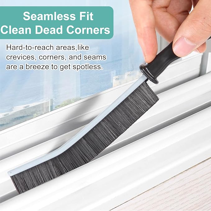 Cleaning Brush - 5 Pcs Hard Bristle Crevice Cleaning Brush, Home Essentials - Image 2