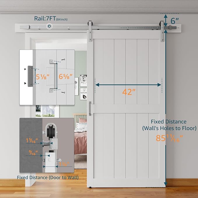 42''x84'' Sliding Barn Door - Image 2