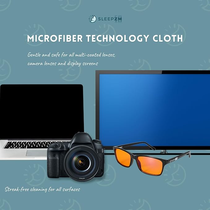 30 Pack Special Blue Light Glasses Microfiber Cleaning Cloths - Image 5