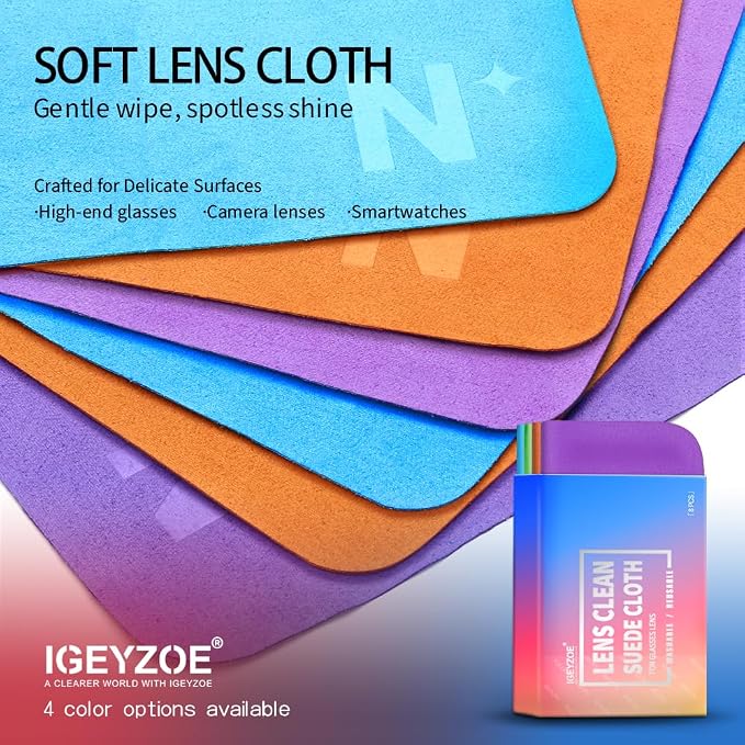 8-Pack Microfiber Lens Cleaning Cloth, Lint-Free & Scratch-Free, Instantly - Image 7