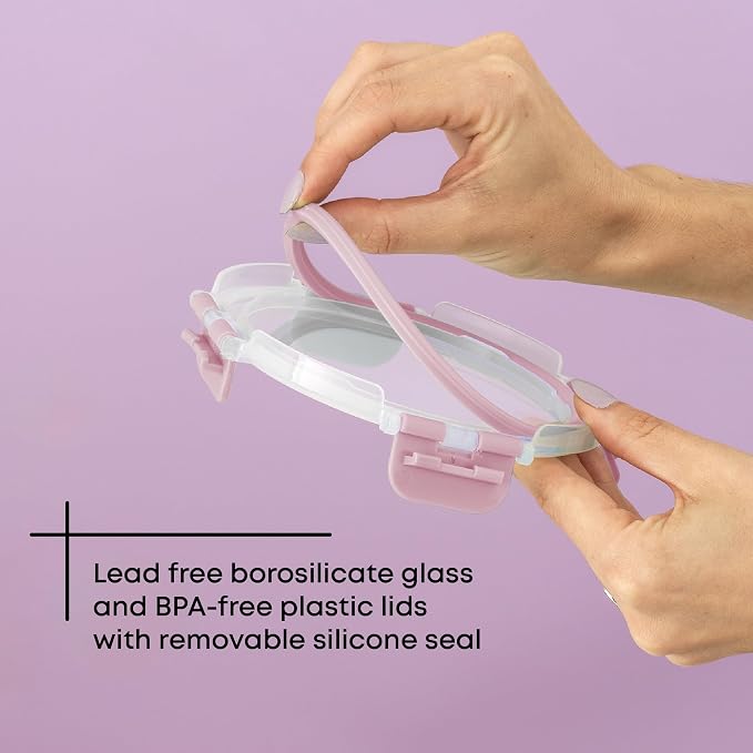 JoyJolt 24pc Borosilicate Glass Storage Containers - Image 4