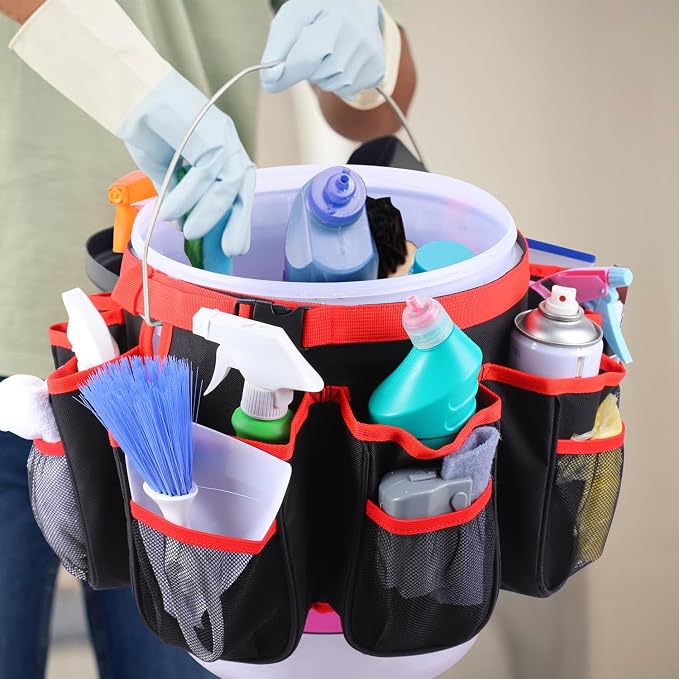 Portable Bucket Cleaning Tool Organizer, 5 Gallon Bucket Holder Cleaning - Image 8