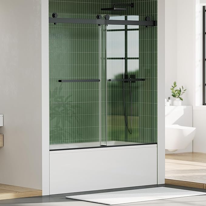 Bathtub Shower Door, 1/4" SGCC Tempered Glass - Image 8