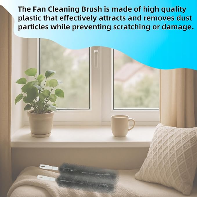 Fan Cleaning Brush, Bendable Fan Duster Fans Cleaner - Image 3