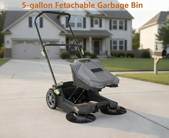 Manual Walk-Behind Floor Sweeper - Image 7