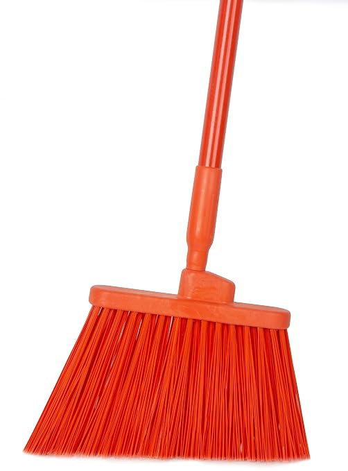 SPARTA 41083EC24 Plastic Color Coded Broom, Unflagged Bristles, Long Broom - Image 2