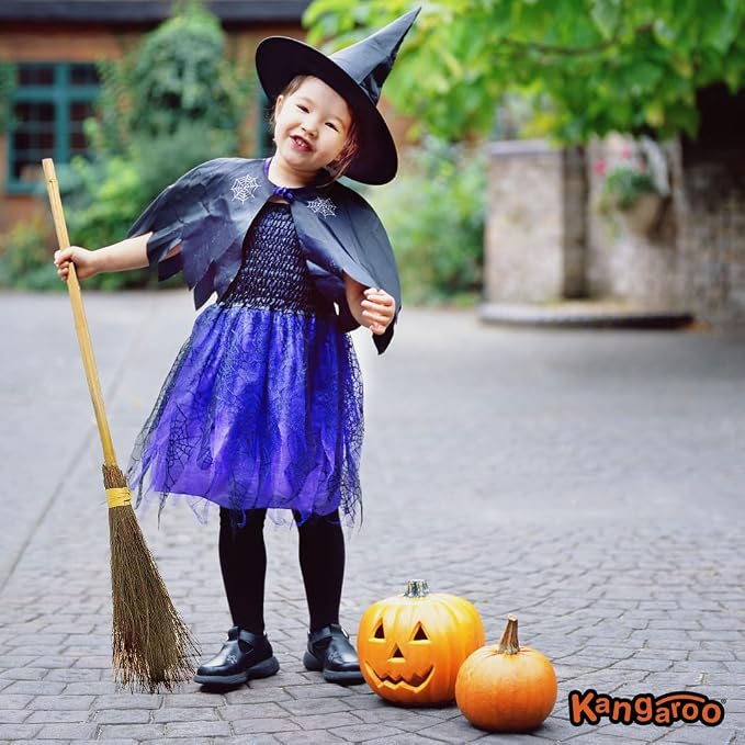 Kangaroo 36" Bamboo Witch Broom Prop - Image 7