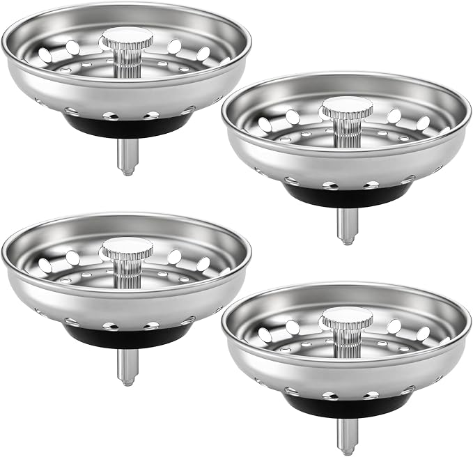 Kingrol 4 Pack Kitchen Sink Strainers by Kingrol
