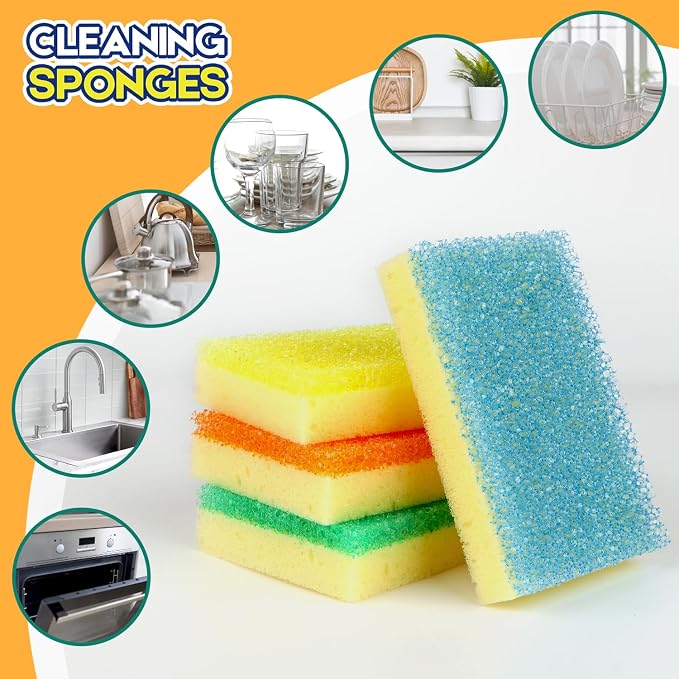 Scrub Sponge, Dual-Sided Temperature-Responsive Scrubber - Image 5
