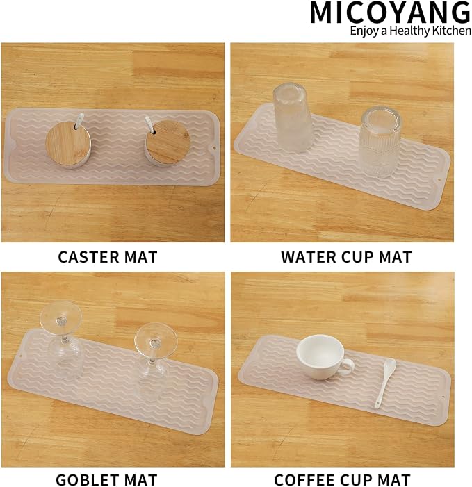 Silicone Dish Drying Mat for Multiple Usage, Easy clean, Eco-friendly, - Image 3
