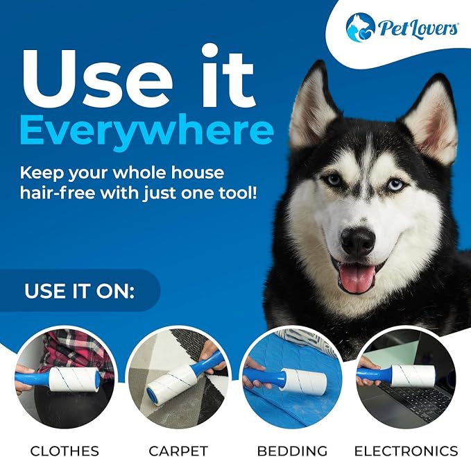 PetLovers Extra Sticky Lint Roller Value Set 270 Sheets - Image 5