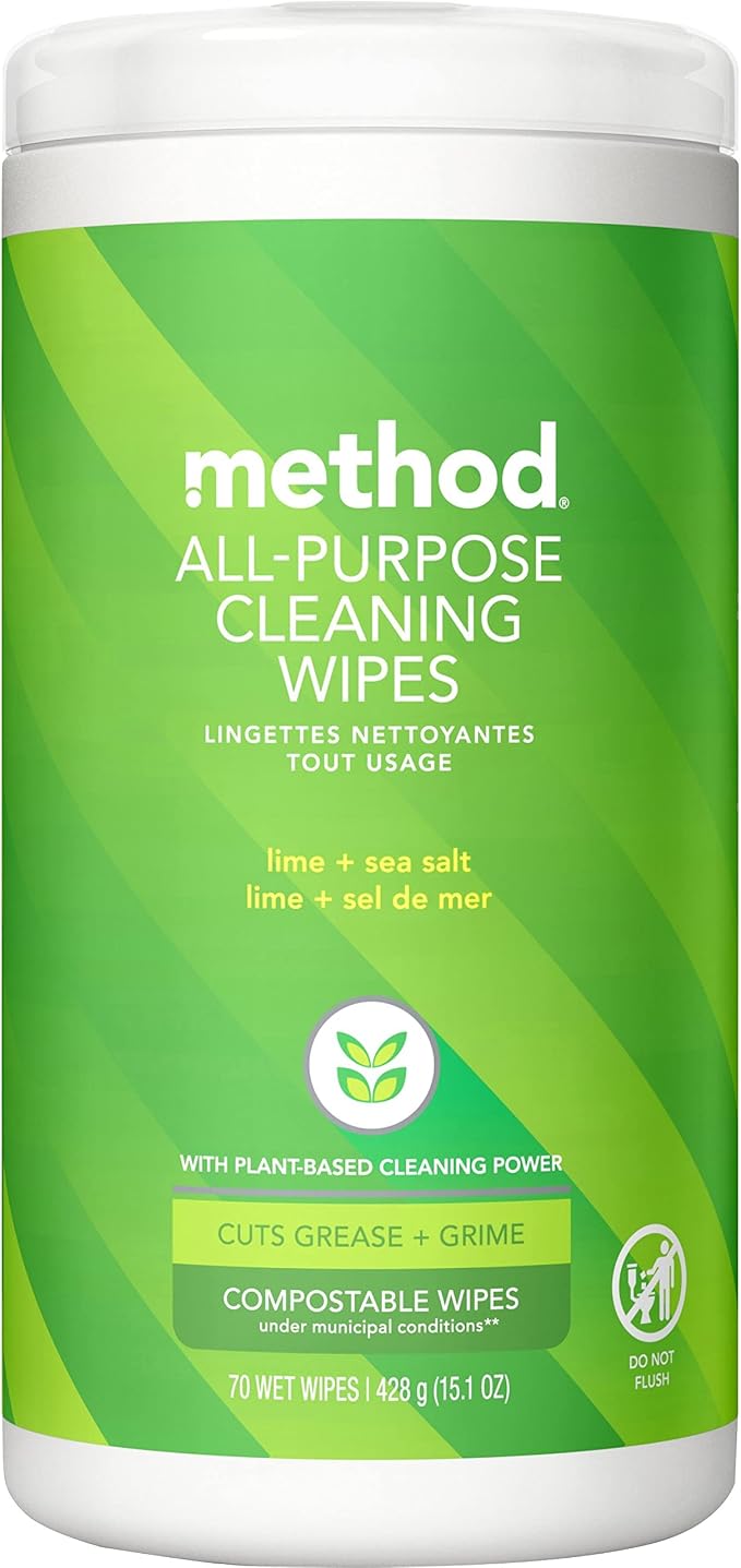 Method Lime & Sea Salt All Purpose Cleaning Wipes, 70 CT by method