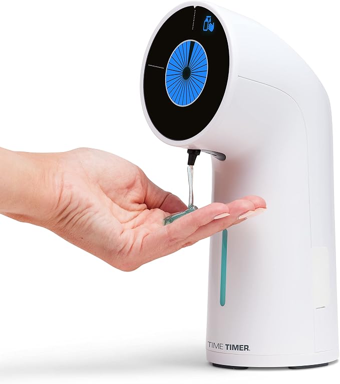 Time Timer WASH with Soap Dispenser — Hands Free Automatic Soap Dispenser with by TimeTimer