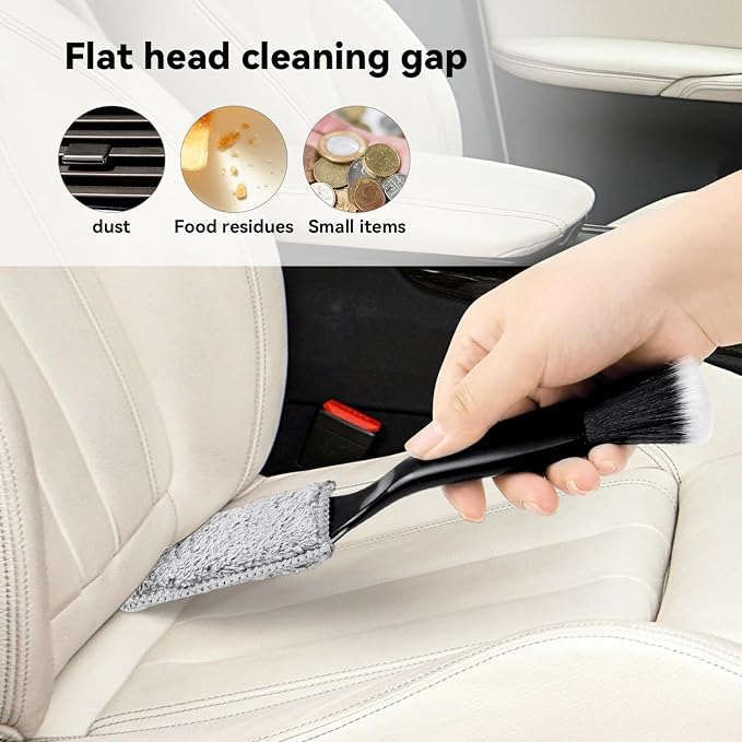 2 PCS Double Head Brush, 2-in-1 Double Head Car Duster Brush - Image 5