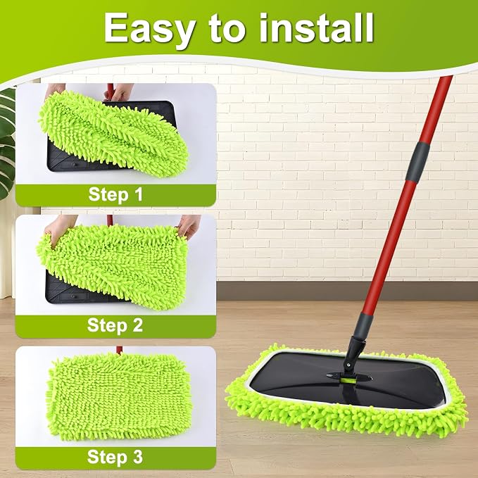 Mops for Floor Cleaning, Dust Mop for Hardwood Floors, Extra Large Floor Mop - Image 5