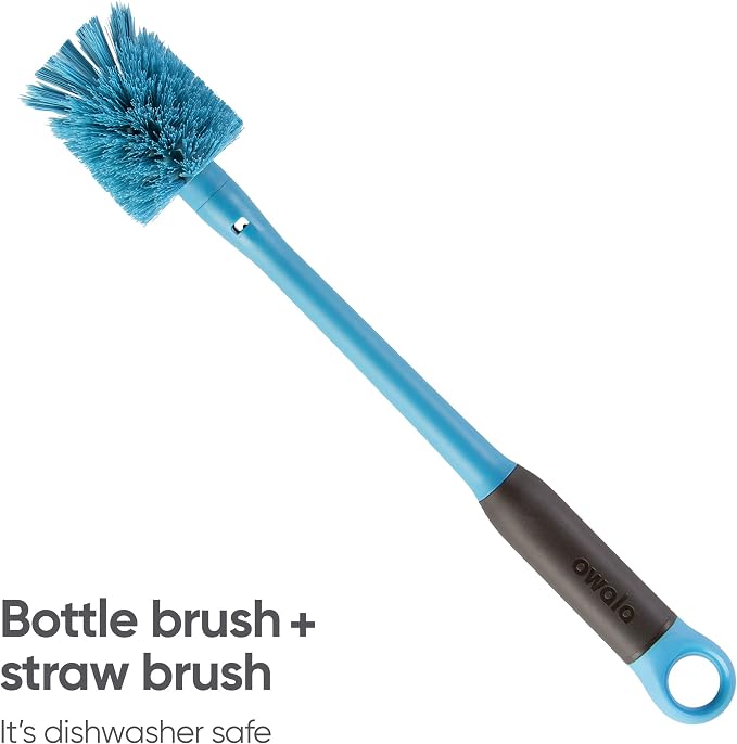 Owala 2-in-1 Water Bottle Brush Cleaner and Straw Cleaner Brush, - Image 3