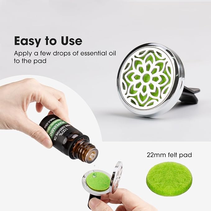 ttstar Car Diffuser Vent Clip - 30mm Aromatherapy Essential Oil - Image 2
