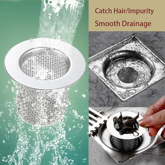 Shower Drain Hair Catcher, Shower Drain Cover - Image 3