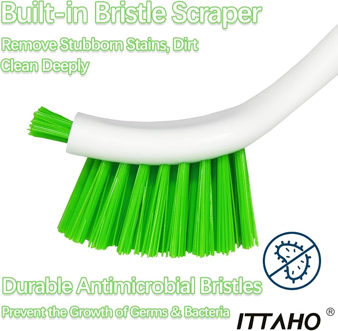 ITTAHO Dish Scrub Brush Kit, Kitchen Brush Set - Image 3