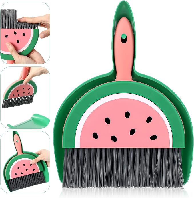 Ouligay Portable Small Broom and Dustpan Set by Ouligay