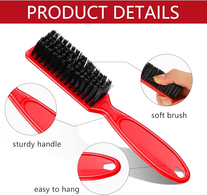 Patelai 12 Pcs Barber Clipper Brush Blade Trimmer Cleaning Brush - Image 6