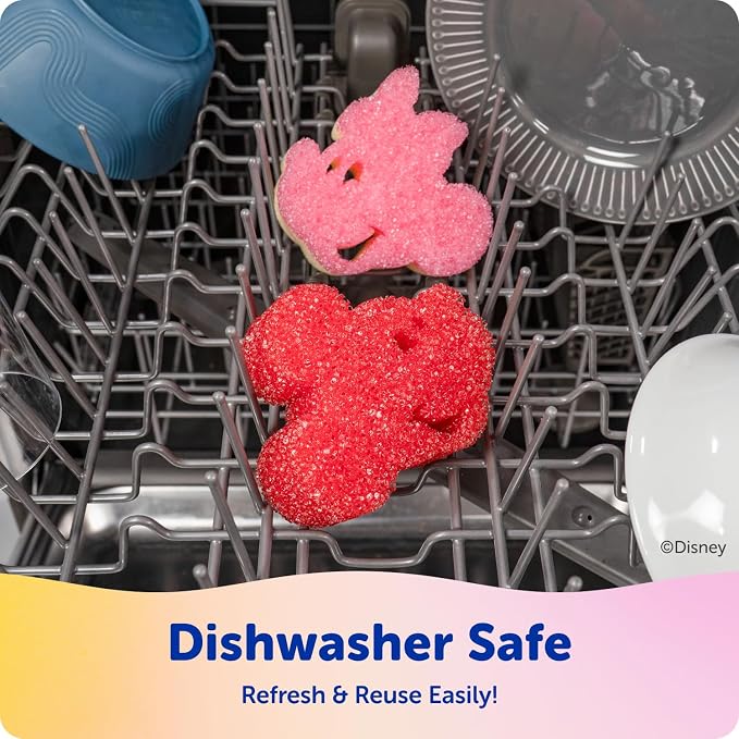 Scrub Daddy Mickey & Minnie Mouse Dish Sponges - Image 5