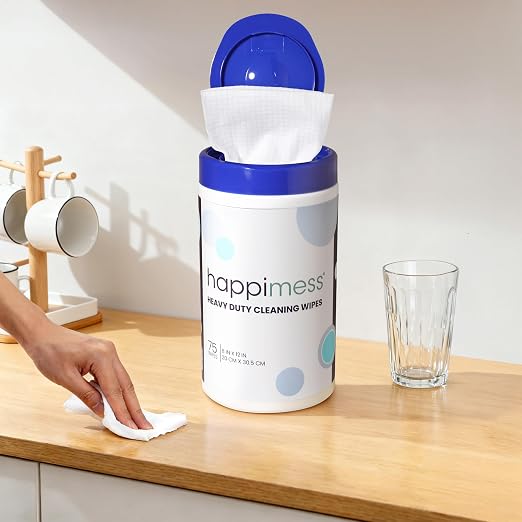 happimess WPE1001A-2SET Heavy Duty Cleaning Wipes, Extra Strong Cleaner - Image 2