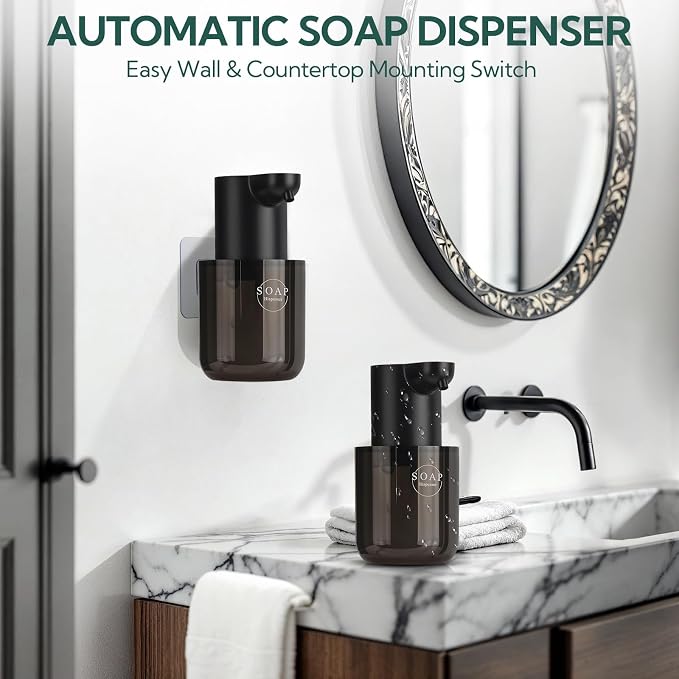 2 Pack Automatic Soap Dispenser, Touchless Automatic Liquid Soap Dispenser - Image 4