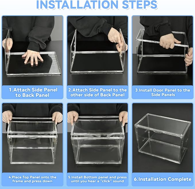 Baby Bottle Organizer for Countertop, Small Clear Bottle Storage Organizer - Image 7