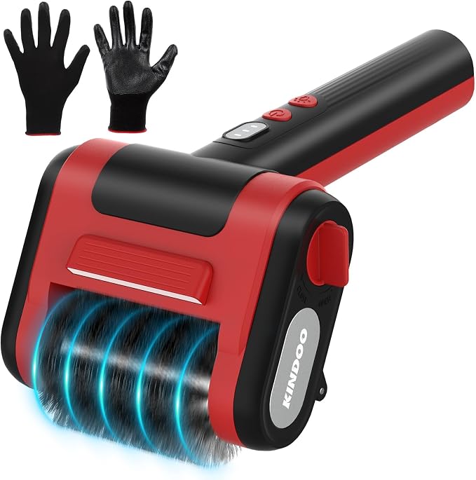Electric Rechargeable Grill Brush, Grill Cleaner by KINDOO