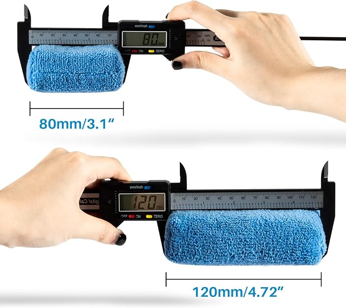 Sukh 6 Pack Microfiber Rectangle Sponge Detailing Pads - Image 6