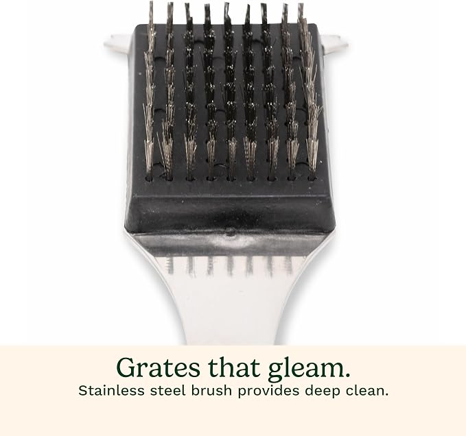 Cuisinart Stainless Steel 16.5" Long Handle Grill Cleaner Brush and Scraper - Image 5