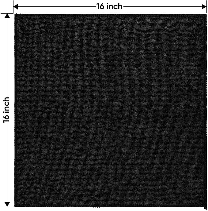 HOMEXCEL Microfiber Cleaning Cloths 12 Pack, Premium 16 x 16 inch Microfiber - Image 7
