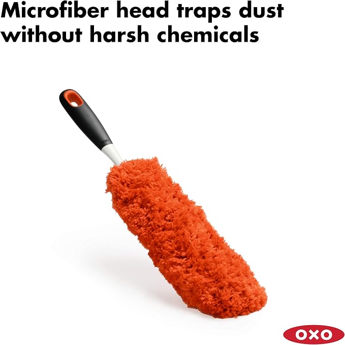 OXO Good Grips Microfiber Extendable Duster & Good Grips Microfiber Hand Duster - Image 3