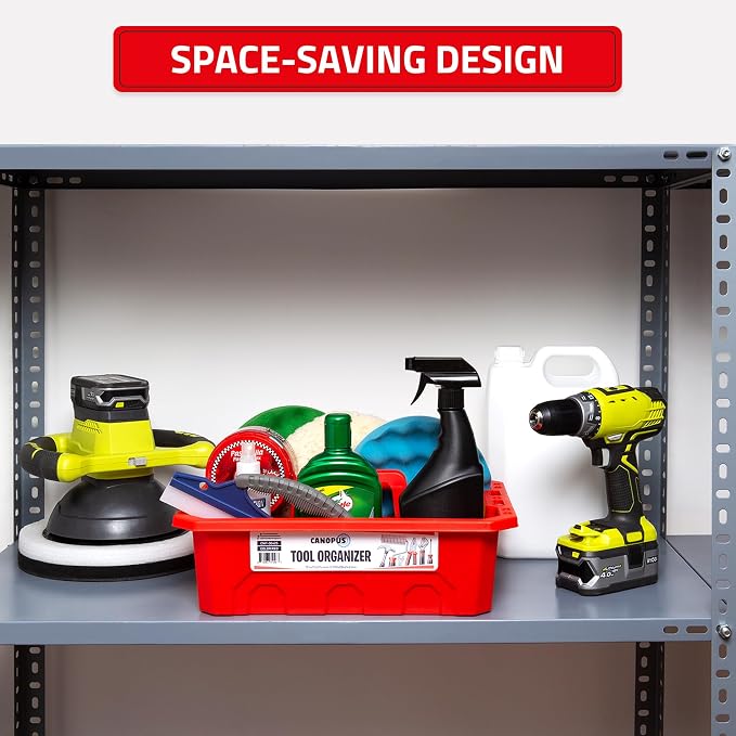 CANOPUS Storage Tray Tote with Functional Holes - Image 7