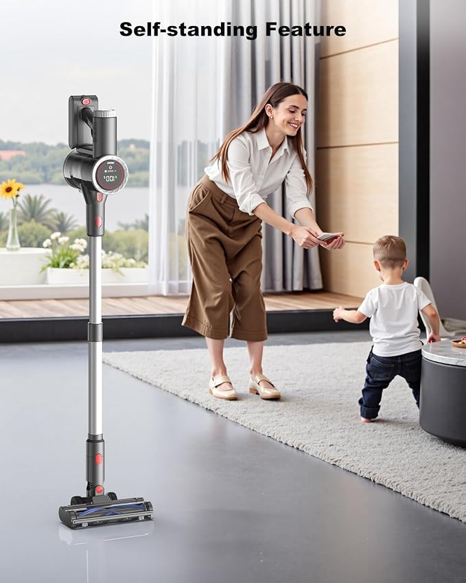 Cordless Vacuum Cleaner, 6-in-1 Lightweight Stick Vacuum - Image 8