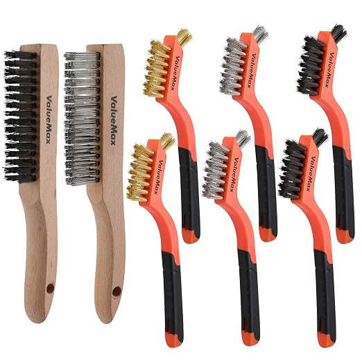 ValueMax Wire Brush Set, Heavy Duty Stainless Steel Wire Scratch Brush by ValueMax